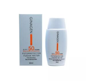 ضد آفتاب بی رنگ پوست خشک ژیناژن SPF 50