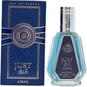 عطر ادکلن جیبی فراگرنس ورد مدل جاست ارزق " Just Azraq" رایحه اینوکتوس الکسیر