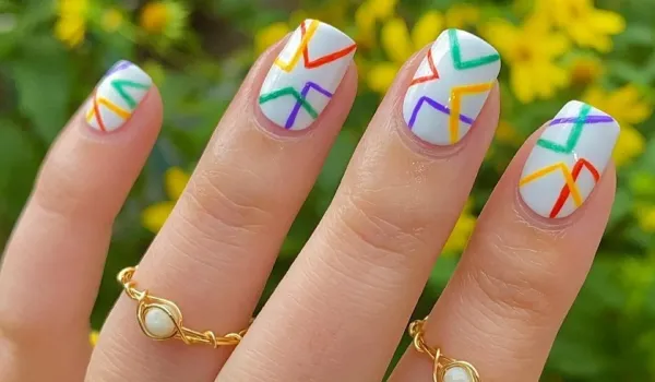 ترندهای محبوب ناخن با شکل هندسی