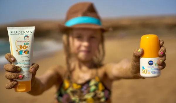 بهترین کرم ضد افتاب برای بچه ها