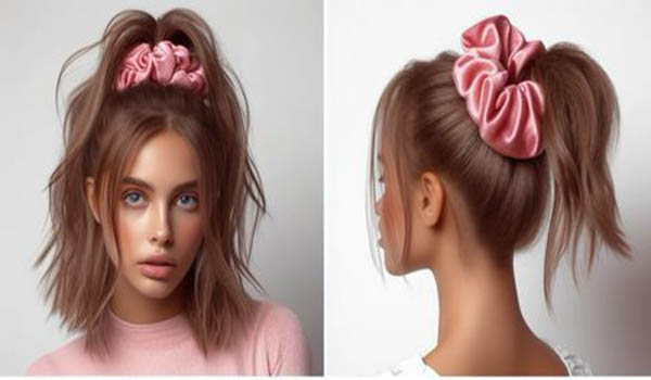 اسکرانچی مو ترند بستن مو در تابستان