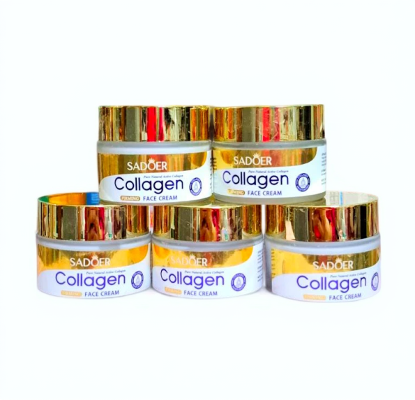کرم کلاژن و ضد پیری سادور مدل شیشه ای
