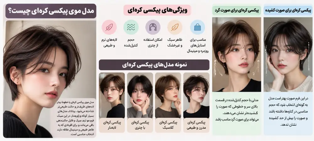 مدل موی پیکسی کره ای چیست؟