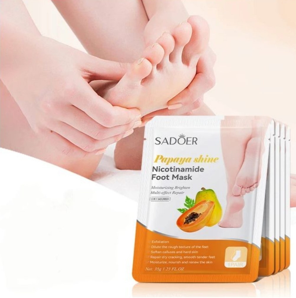 ماسک پا لایه بردار پاپایا سادور ماسک پا لایه بردار پاپایا سادور