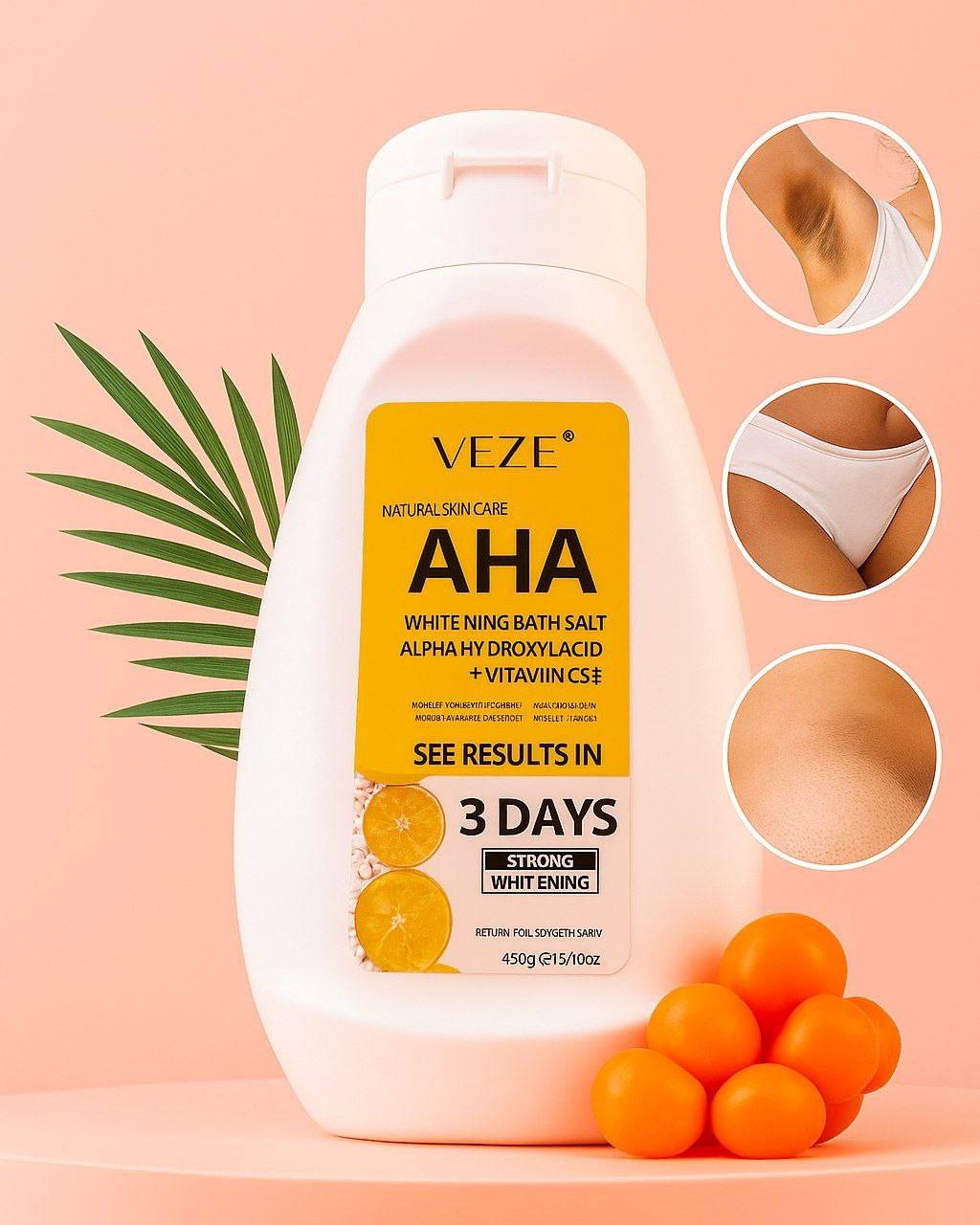 نمک بدن روشن کننده AHA نمک بدن روشن کننده AHA