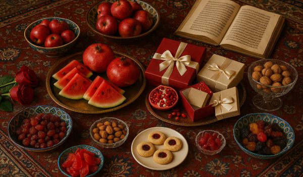 شب یلدا برای عروس چی میبرن