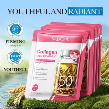 ماسک ورقه ای کلاژن و جوانه گندم سادور