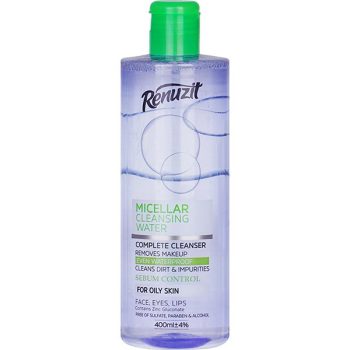 محلول پاک کننده آرایش رینوزیت مناسب پوست چرب