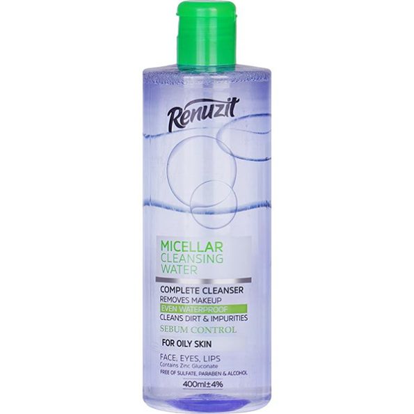 محلول پاک کننده آرایش رینوزیت مناسب پوست چرب