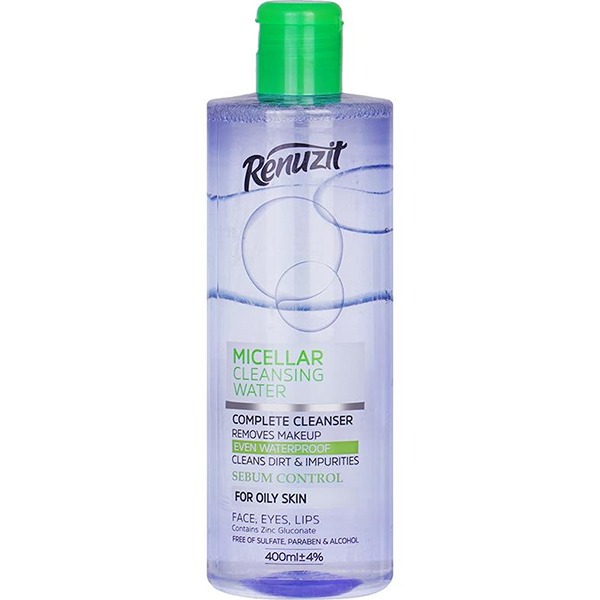 محلول پاک کننده آرایش رینوزیت مناسب پوست چرب