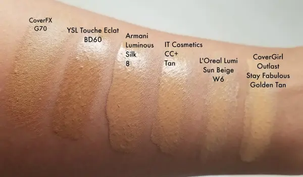 کدام رنگ کرم پودر برای پوست سبزه مناسبه؟