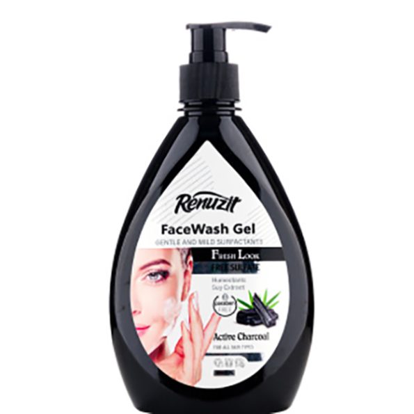 ژل شستشو صورت رینوزیت مدل زغال فعال